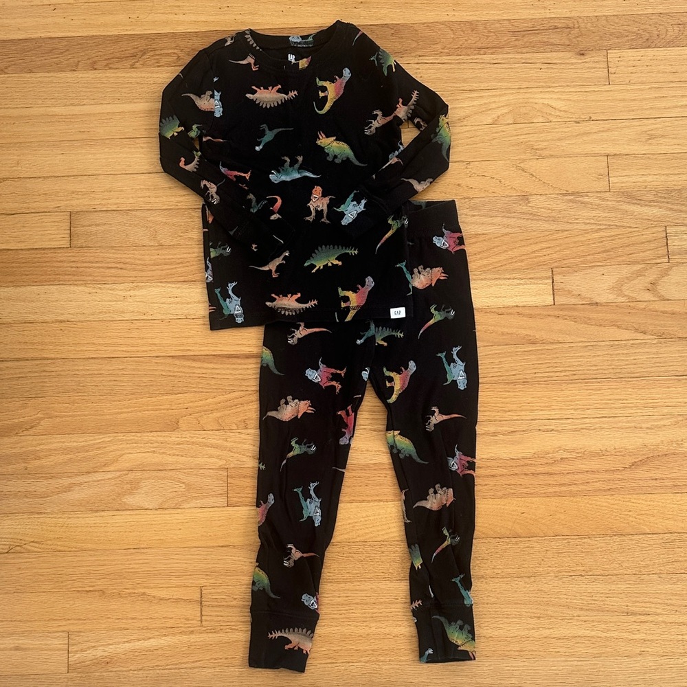 Dinosaur Print Kids Pajamas